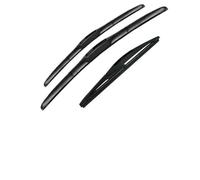 Lame Spazzole Parabrezza per Great Wall Hover H5 Haval H5 X200 X240 2009-2015, Visione Chiara, Braccio a Gancio U, Set Anteriore e Posteriore, Resistente a Tutte Le Meteo,LHD Front Rear
