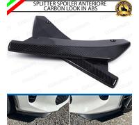 LAME SPOILER SOTTOPARAURTI SPLITTER ANTERIORE CARBON LOOK PER OPEL MOKKA B