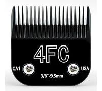 Lame staccabili in acciaio per animali domestici, taglia 4F, compatibili con lunghezza di taglio An-dis 9,5 mm, compatibile con tagliacapelli Os-ter A5, Wa-hl serie KM, realizzate in acciaio e lama in