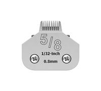 Lame staccabili per toelettatura cani da 5/8 a punta larga, compatibili con Andis, Oster A5, Wahl KM10 Clippers, lunghezza di taglio 1/32"