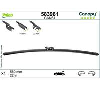 Lame Tergicristallo 550Mm Piatto VALEO Per OPEL ASTRA H