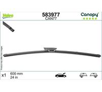 Lame Tergicristallo 600Mm Piatto VALEO Per RENAULT MEGANE II