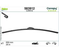 Lame Tergicristallo 650Mm Piatto VALEO Per FORD TRANSIT Furgone