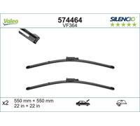Lame Tergicristallo Anteriore Piatto VALEO per AUDI A6 C6