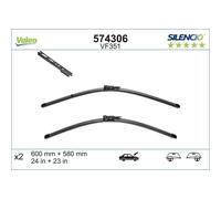 Lame Tergicristallo Anteriore Piatto VALEO Per BMW 5 (E60)