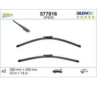 Lame Tergicristallo Anteriore Piatto VALEO Per JAGUAR XJ (X351)