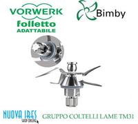 LAME TM 31 BIMBY LAME VORWERK CONTEMPORA THERMOMIX COMPATIBILE DI ALTA QUALITA'
