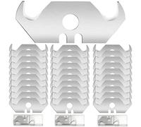 Lame Trapezoidali Lama a Uncino Lame Sostitutive Per Safety Cutter Lame Cutter, Lame Da Taglio Per Tappeti 30 Pz