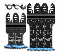 Lame Utensile Multifunzione Accessori con Bordo ad Arco 5Pezzi per Legno Metallo Legno con Chiodi (Denti Giappones)