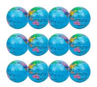 LAMEK 12 Pezzi Palline Globo Terrestre Mini Globo Terrestre in Schiuma Globo Terrestre per Bambini per Sfera Sfera Educational Kid Girl Boy Student Lezione Geografia Apprendimento Blu