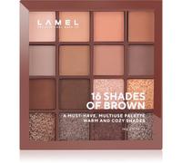 LAMEL 16 Shades Of Brown palette di ombretti 16 g