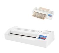 Lamellatore A Rulli Caldo Freddo 600W，Lamellatore Automatico A3 A4，Temperatura Regolabile 100-200℃，Laminazione Senza Bolle，Per Scuole E Uffici Quotidiani