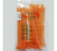 LAMELLE PER TESTINA FLASH CUTTER SEZIONE OVALE 2,8x4,5 MM MONOFLY 40 pz. - 10...