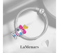 LaMenars Ciondoli Charm 925 Argento Clown Halloween Bead per Bracciali Pendente e Collane da Donna San Valentino Festa della Mamma Stagione dei diplomi Compleanno Regalo Natale