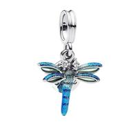 LaMenars Dragonfly per Braccialetti in Argento Sterling 925 Charms Donna Mother's Day Birthday Anniversary Jewelry for Wife