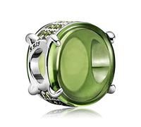 LaMenars Tartaruga di vetro verde Charm for 925 Sterling Silver Bracciale delle donne Collana di Natale San Valentino Pendente Festa della mamma Girl Gift