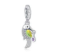 LaMenars Uccelli Charm for 925 Argento Sterling per Bracciali delle donne e collane Pendente Pendente per il giorno di Na...