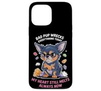 Lamentarsi amante dei cani Donne Uomini Sassy Pet Humor Tiny Bad Dog Custodia per iPhone 13 Pro Max