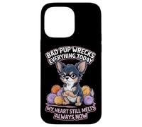 Lamentarsi amante dei cani Donne Uomini Sassy Pet Humor Tiny Bad Dog Custodia per iPhone 14 Pro Max