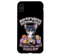 Lamentarsi amante dei cani Donne Uomini Sassy Pet Humor Tiny Bad Dog Custodia per iPhone XS Max