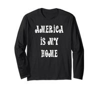 l'America è la mia Forza Patriottica Americana Maglia a Manica