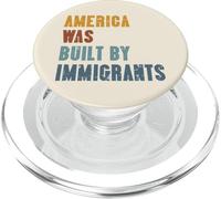 L'America è stata costruita da immigrati Diritti retrò Uomini Donne Bambini PopSockets PopGrip per MagSafe