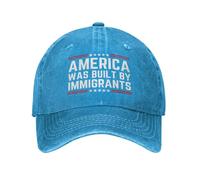 L'America è stata costruita dagli immigrati. Cappello da baseball a sosteg