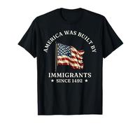 L'America è stata costruita dagli immigrati che aboliscono i diritti umani del ghiaccio Maglietta