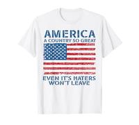 l'America è Un Paese così Grande Che Anche Gli odiatori Non se ne andranno Maglietta