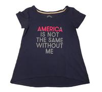 L'America Non È La Stessa Senza Di Me Top Snellente A Stelle Blu Donna Nuovo
