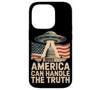 L'America può gestire la verità - UFO Alien Disclosure Meme Custodia per iPhone 14 Pro