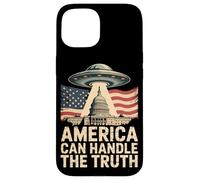 L'America può gestire la verità - UFO Alien Disclosure Meme Custodia per iPhone 15