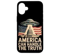 L'America può gestire la verità - UFO Alien Disclosure Meme Custodia per iPhone 16 Plus