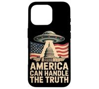 L'America può gestire la verità - UFO Alien Disclosure Meme Custodia per iPhone 16 Pro