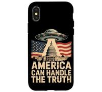 L'America può gestire la verità - UFO Alien Disclosure Meme Custodia per iPhone X/XS