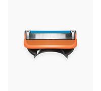 Lamette da Rasoio Gillette Fusion5 4 Pezzi Arancione Acciaio Inossidabile