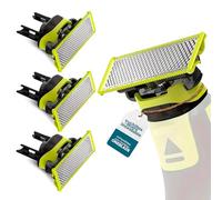 Lamette di ricambio compatibili con One Blade (X3) T-Blade Testine Per Rasoio Elettrico Uomo Taglio Preciso Senza Irritazioni Per Barba Viso Collocompatibili con Oneblade