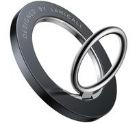 Lamicall Anello Cellulare Magnetico, Impugnatura Supporto per MagSafe - 360 ° Rotazione, con Anello-Metallo, Portacellulare Staccabile per iPhone 16 15 14 Pro Max Plus Mini, Telefono Android - Nero