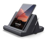 Lamicall Cuscino Supporto per Tablet - Supporto Tablet per Cuscino per Divano Letto, 2021 iPad Pro 9.7, 10.5, 12.9, iPad Air mini 2 3 4, Switch, Samsung Tab, iPhone, Libri, altro Tablet - Grigio