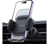 Lamicall Porta Cellulare Auto per Presa d'Aria - [2023 Clip a Molla Nuovo] Rilascio Rapido, 360° Rotazione, Gancio Metallico, Supporto Universale Auto per iPhone 16 15 14 13, Huawei, 4-7" Smartphones