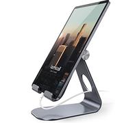 Lamicall Supporto Tablet, Supporto Regolabile - Universale Stand Dock per 2022 iPad Pro 10.5, Pro 9.7, Pro 12.9, iPad mini 2 3 4, iPad Air, Air 2, iPhone, Samsung Tab, altri Tablets - Grigio