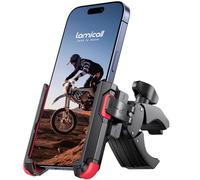 Lamicall Supporto Telefono Bicicletta - [1S Blocco] 360° Rotazione, Stabile & Sicuro, Fissaggio e Rimozione Rapido, Perfetto per Video, Porta Cellulare Moto per iPhone 17/16 Galaxy e 4,7-7" Smartphone