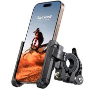 Lamicall Supporto Telefono Bicicletta - [No Blocca la Telecamera] 360° Rotazione, Porta Cellulare Moto Universale, Fissaggio e Rimozione Rapido, per iPhone 16/15/14/13/12 e 4,7-7" Smartphone