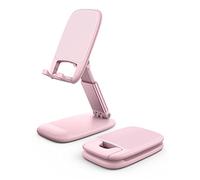 Lamicall Supporto Telefono Regolabile, Dock Telefono - Pieghevole Supporto Dock per iPhone 16/15 Pro Max, 14/13/12/11 Pro Max Plus Mini, Xs XR X 8 7 6, Samsung S10 S9, Scrivania, Tablet e Smartphone