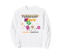 L'amicizia è Amore (Grafica Divertente) Felpa