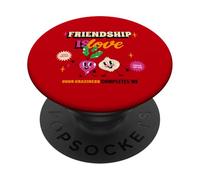 L'amicizia è amore (Grafica divertente) PopSockets PopGrip Adesivo