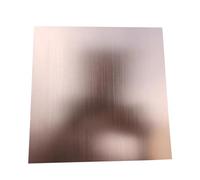 Lamiera anodizzata spazzolata in alluminio 5052 | Oro rosa 0,5-2mm 100x100 200x200: for fai da te e uso professionale(100x100x1.5mm)