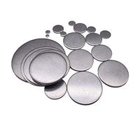Lamiera d'acciaio, lamiera rotonda resistente alla corrosione, spessore: 1,8 mm/1,3 mm(22mmx1mm)