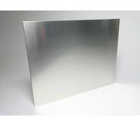 Lamiera d'acciaio zincata da 1 mm, 100 x 1000