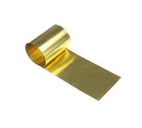 Lamiera di ottone H59, lamiera di ottone di spessore 0,01-1 mm, lamina di ottone puro da 50 mm-1 m for la fabbricazione di gioielli e riparazioni elettriche(0.02x100x1000mm)